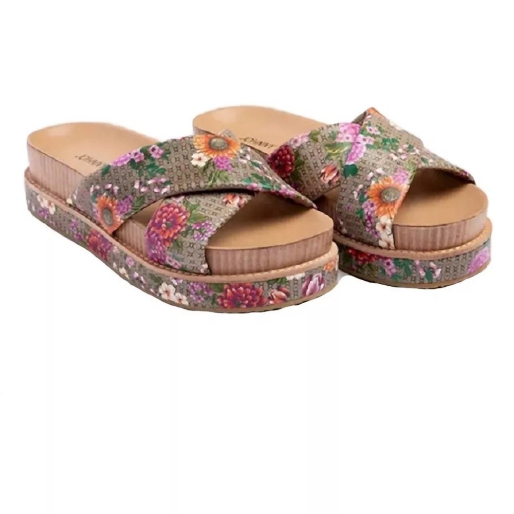 🌷Johnny Was Jenna X band Sandal NWT & box
